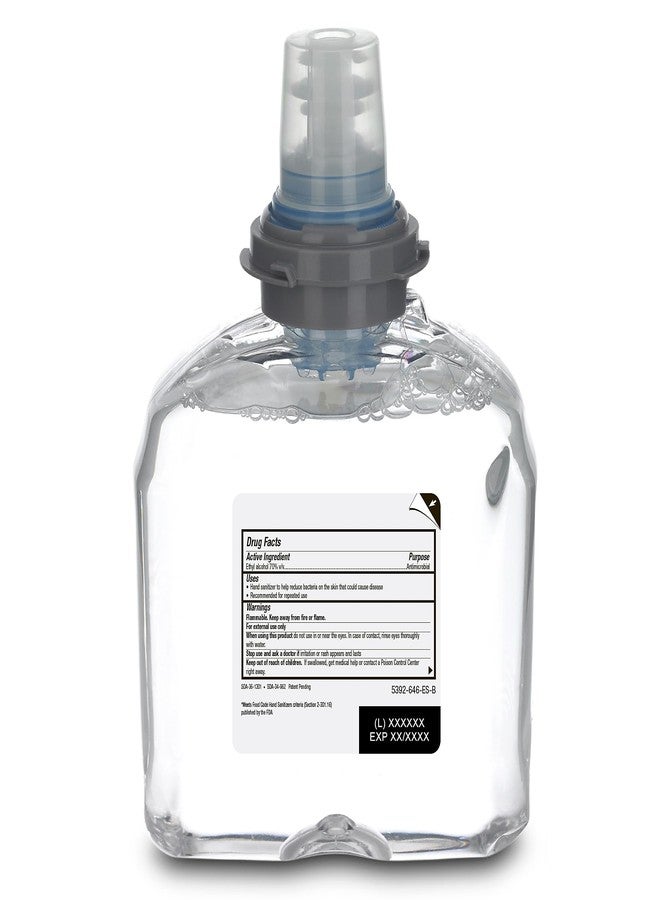 GOJO 539202 Purell Refill, for TFX Dispenser, 1200 ml, 2/CT, Foam - Image 3